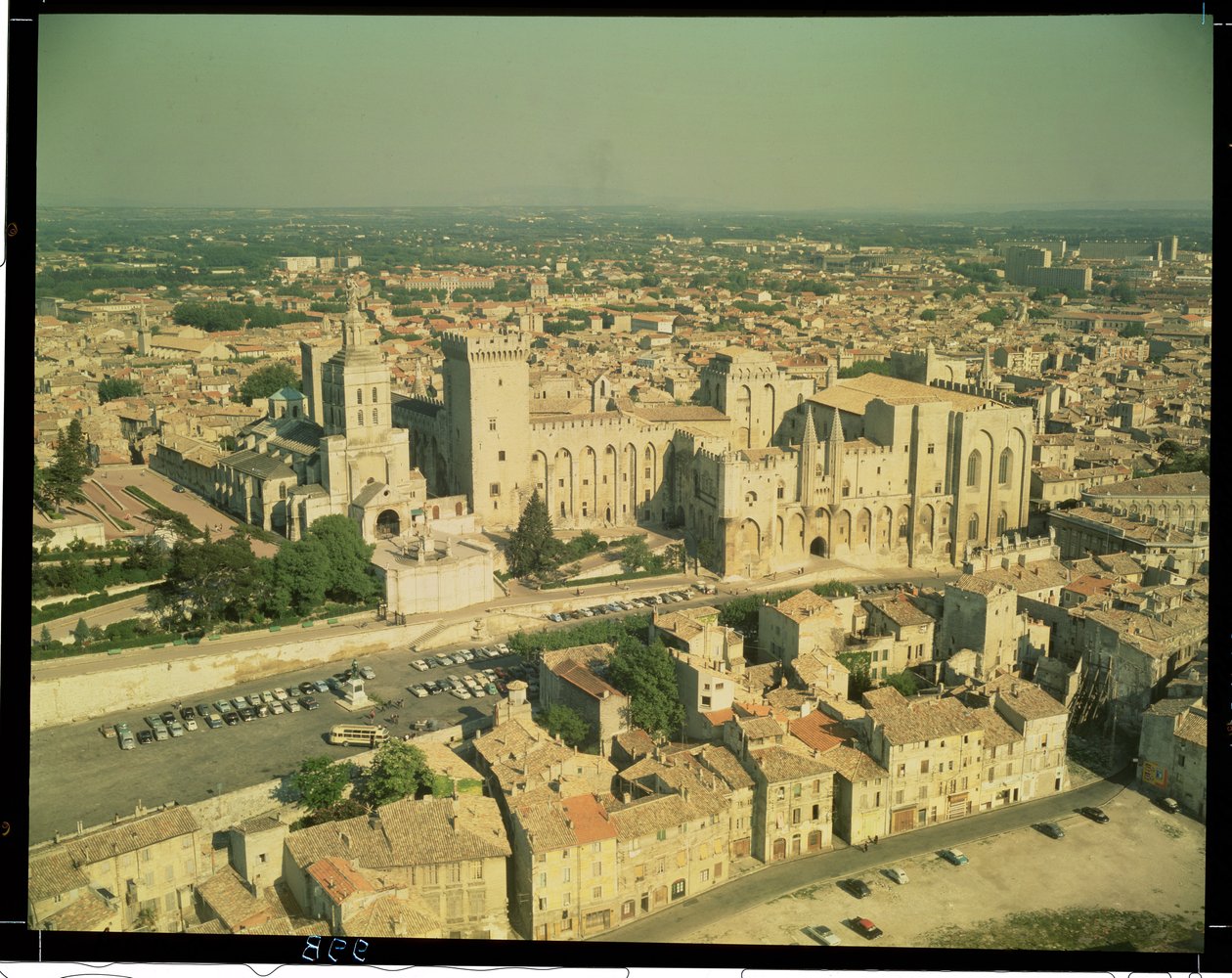 Luftfoto av palasset av French School