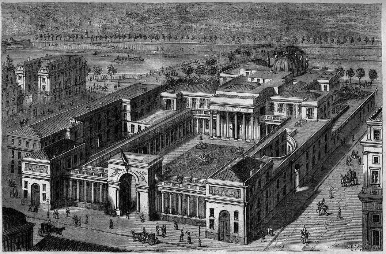 Luftutsikt over Palais de la Legion d
