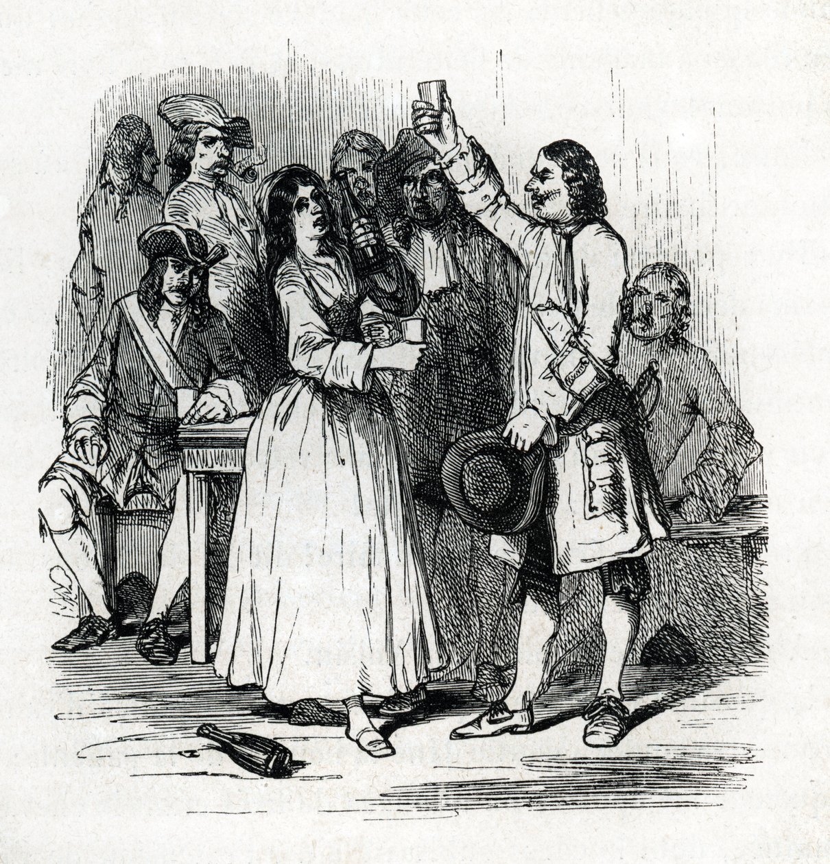 Affair of the Poisons (gravering) 1846 av French School