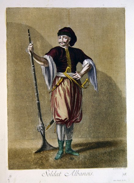Albansk soldat, fra 