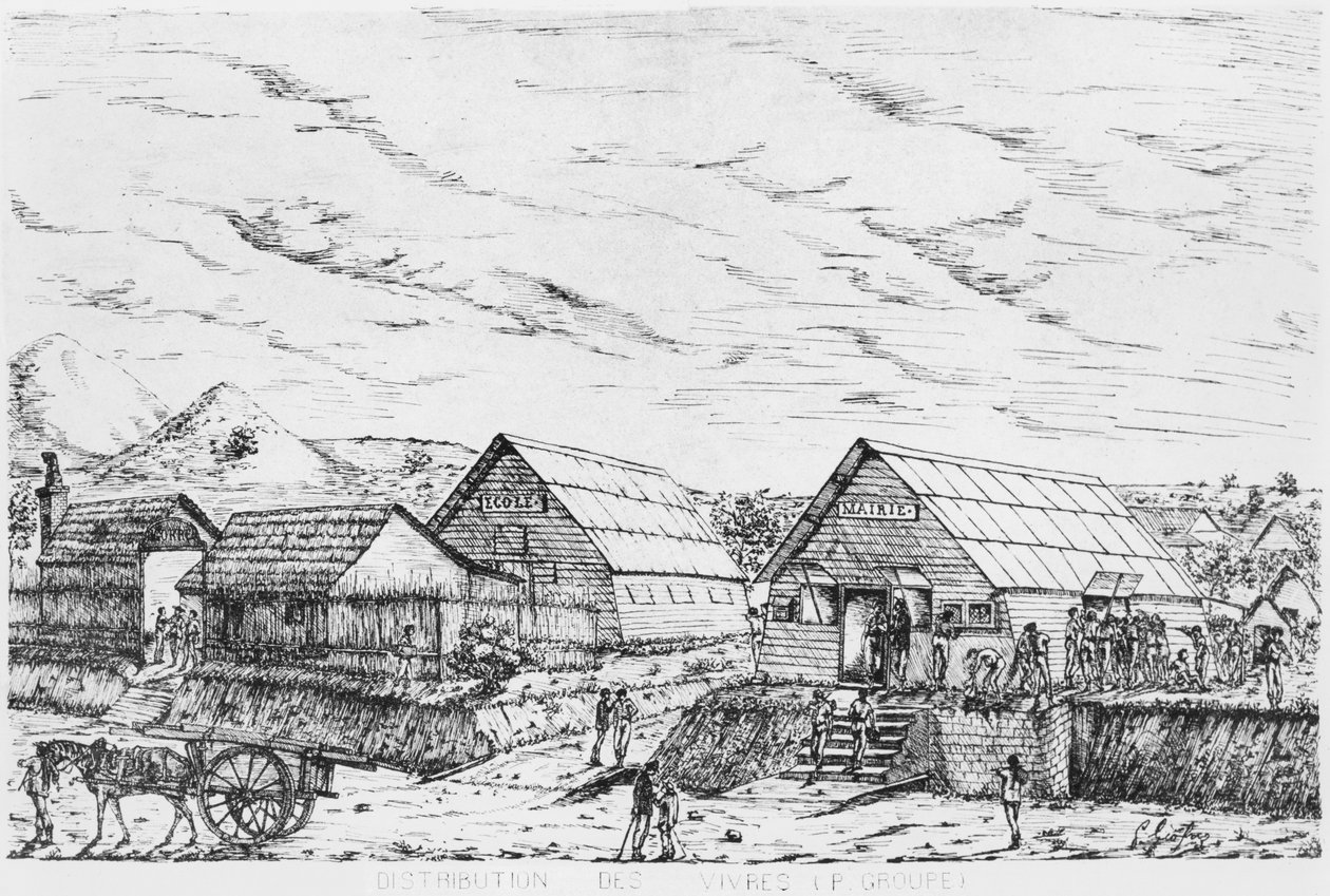Album of the Isle of Pines, Distribusjon av forsyninger, 1878-79 av French School