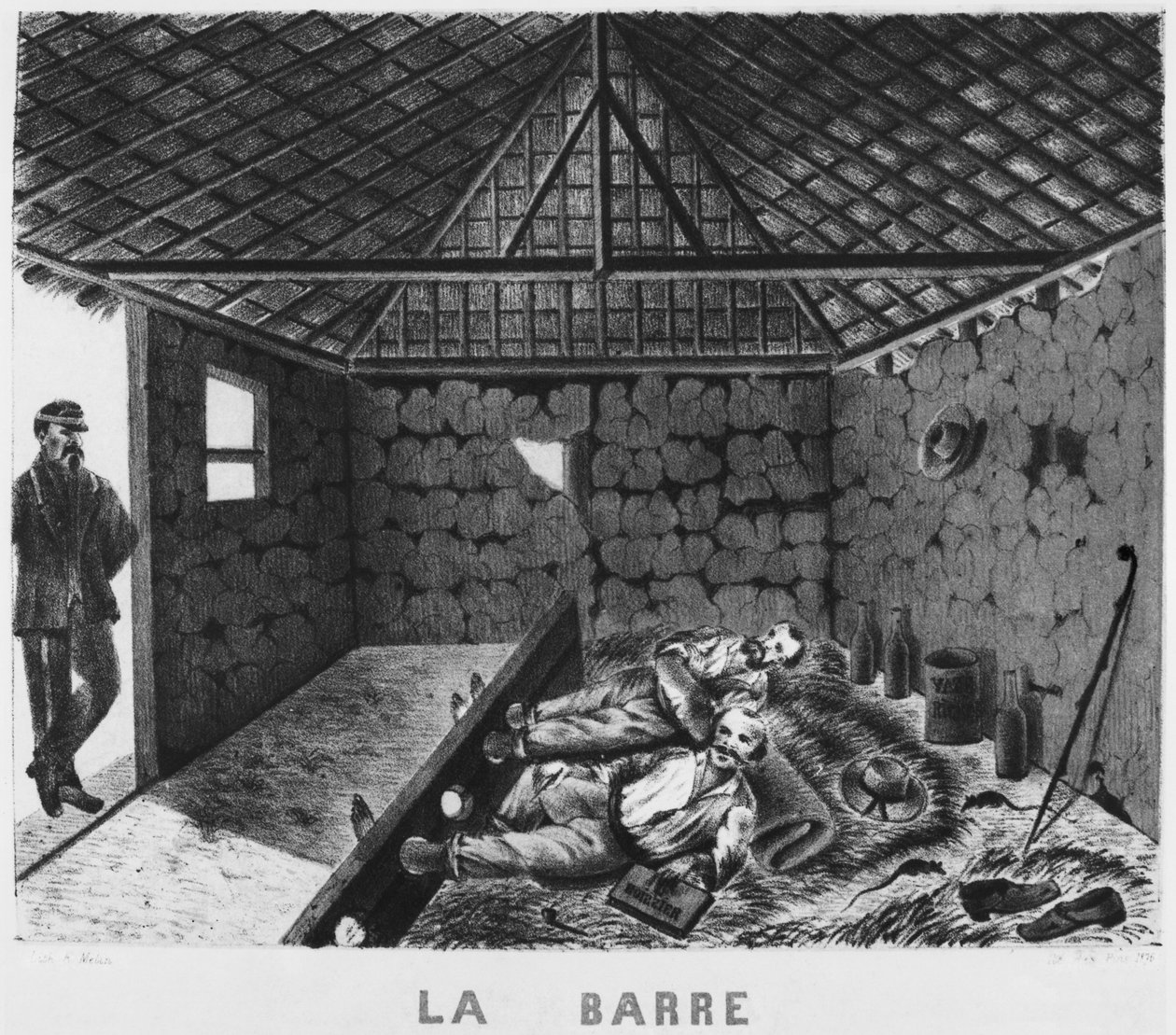 Album of the Isle of Pines, baren, straff for de deporterte, 1878-79 av French School