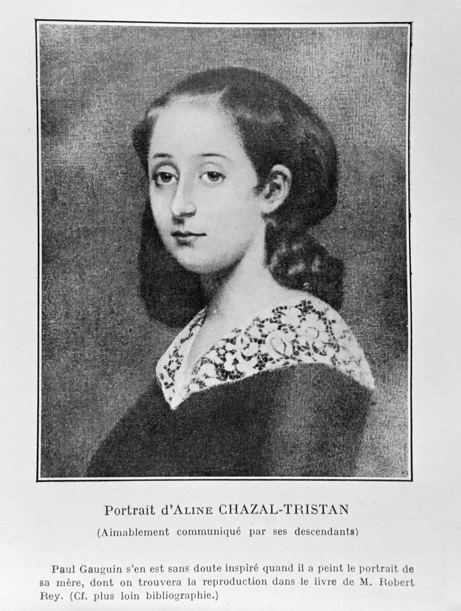 Aline Marie Chazal-Tristan (1831-1867) av French School
