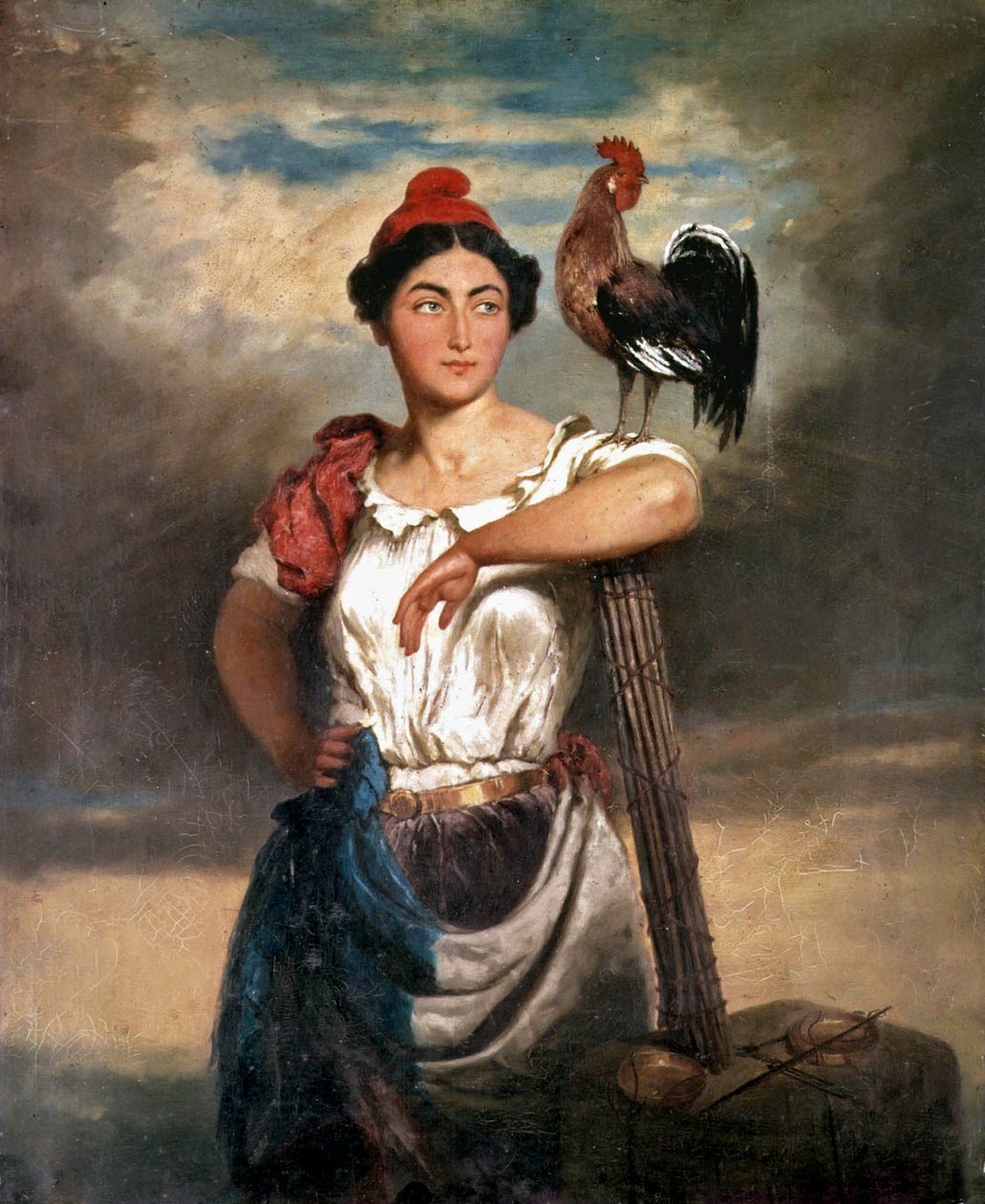 Allegory of the Republic i 1848 av French School