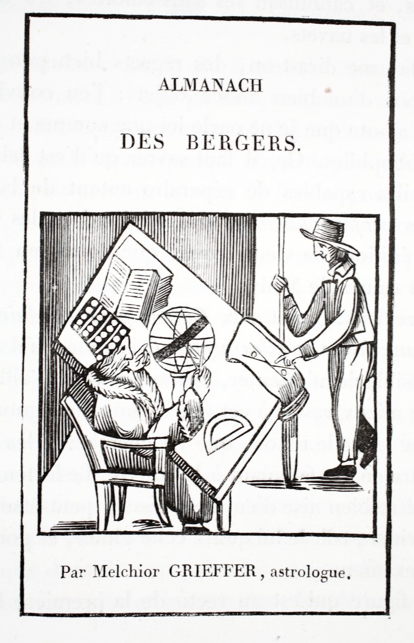 Almanac of the Shepherds av Melchior Grieffer, astrolog av French School
