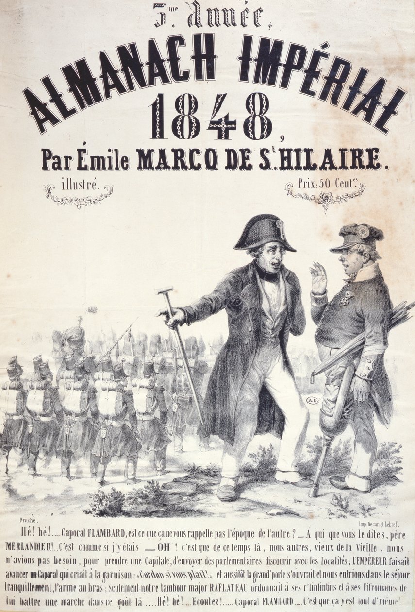 Almanach Imperial av Emile Marco de St. Hilaire, 1848 av French School