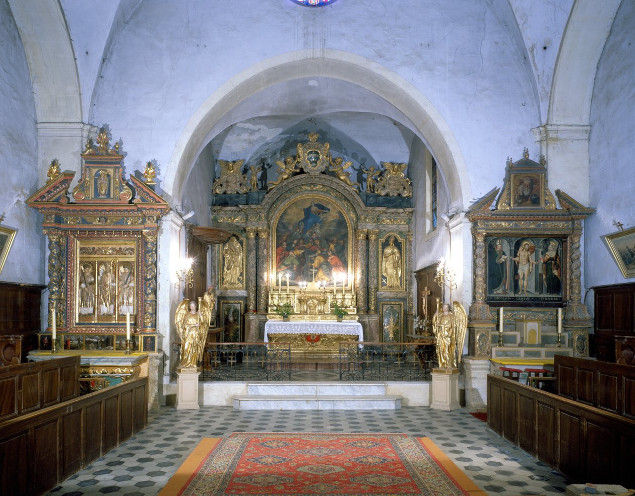 Alter Saint Nicholas av French School