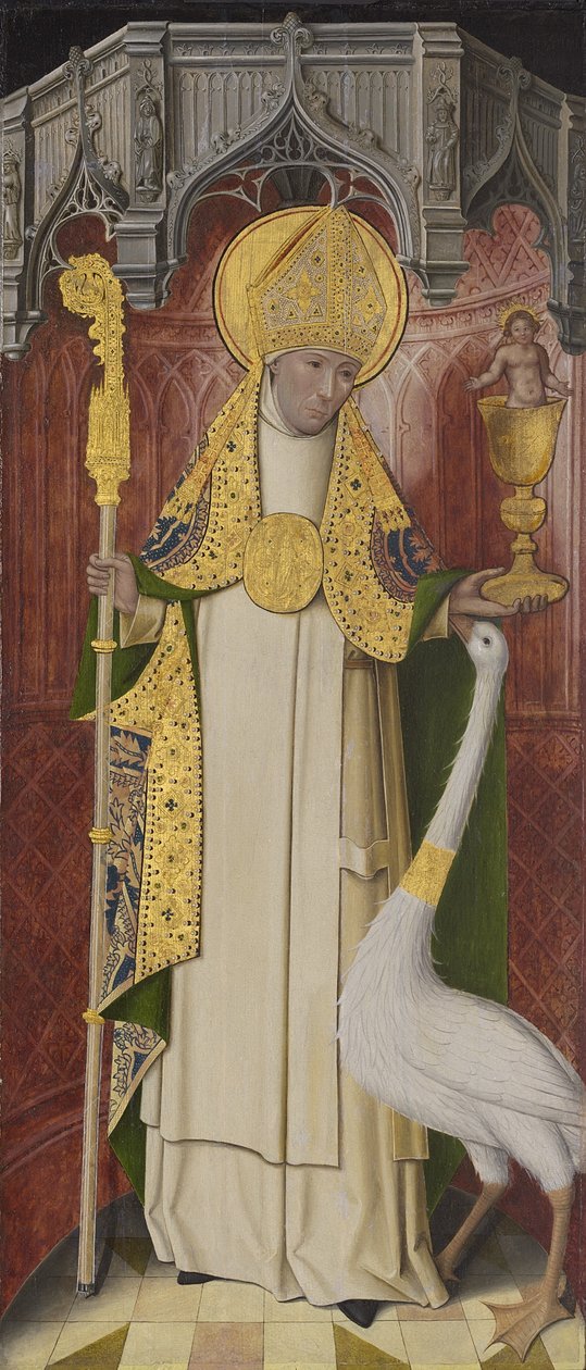 Altertavle fra Thuison-les-Abbeville: Saint Hugh of Lincoln, 1490-1500 av French School