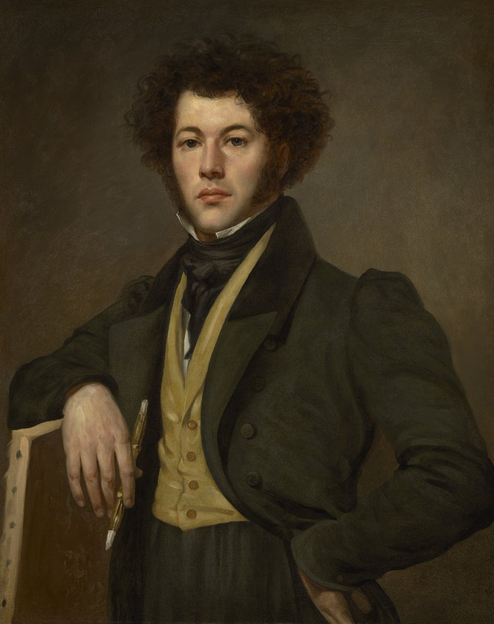 En kunstner, ca. 1820 av French School