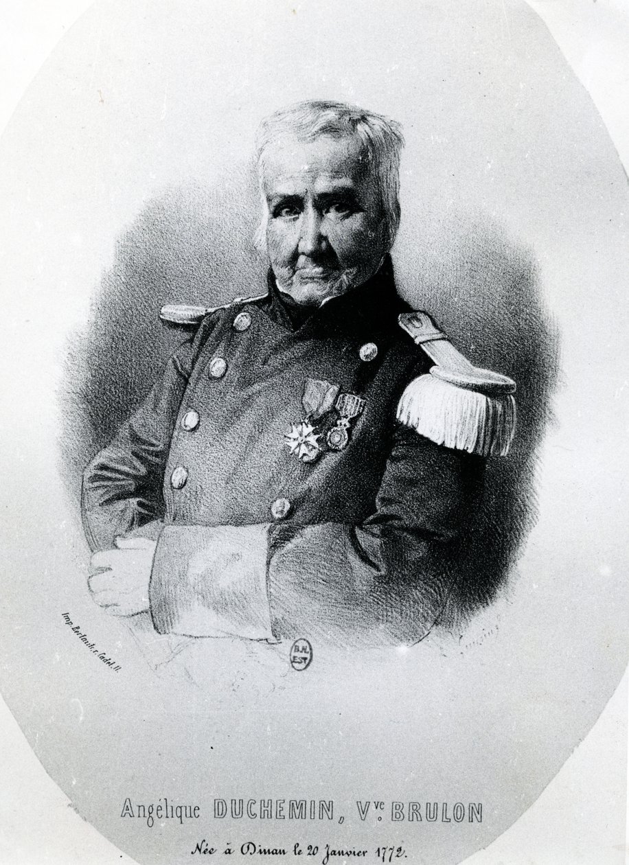 Angelique Duchemin, trykk laget av R. Bertants, ca. 1848 av French School