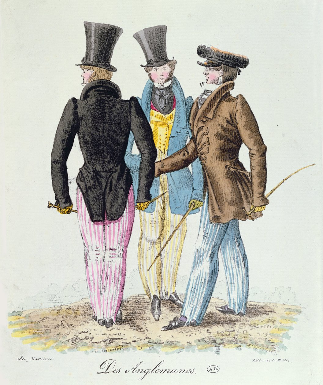 Anglomane, ca. 1830 av French School