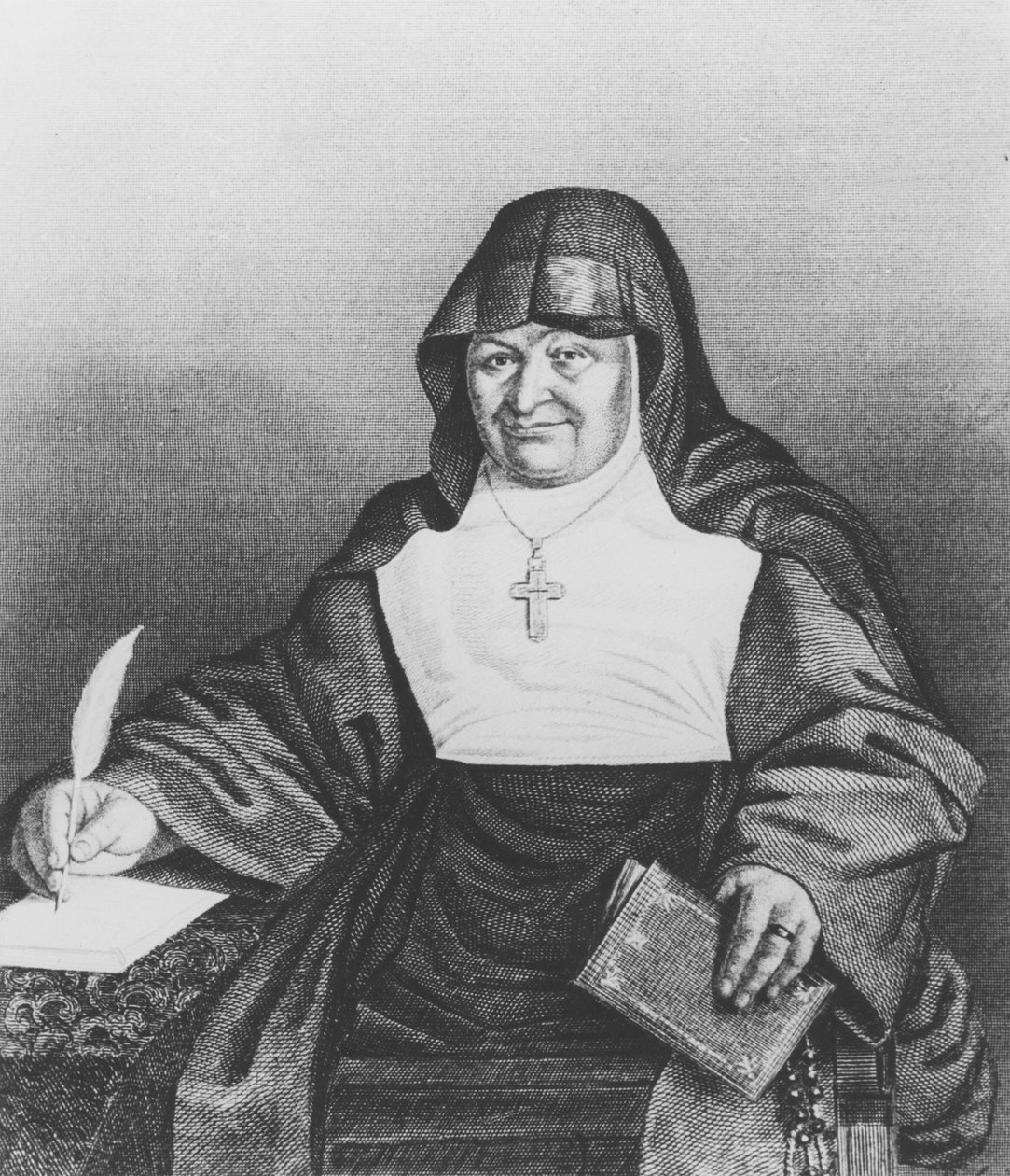 Anne-Marie Javouhey (engraving) av French School