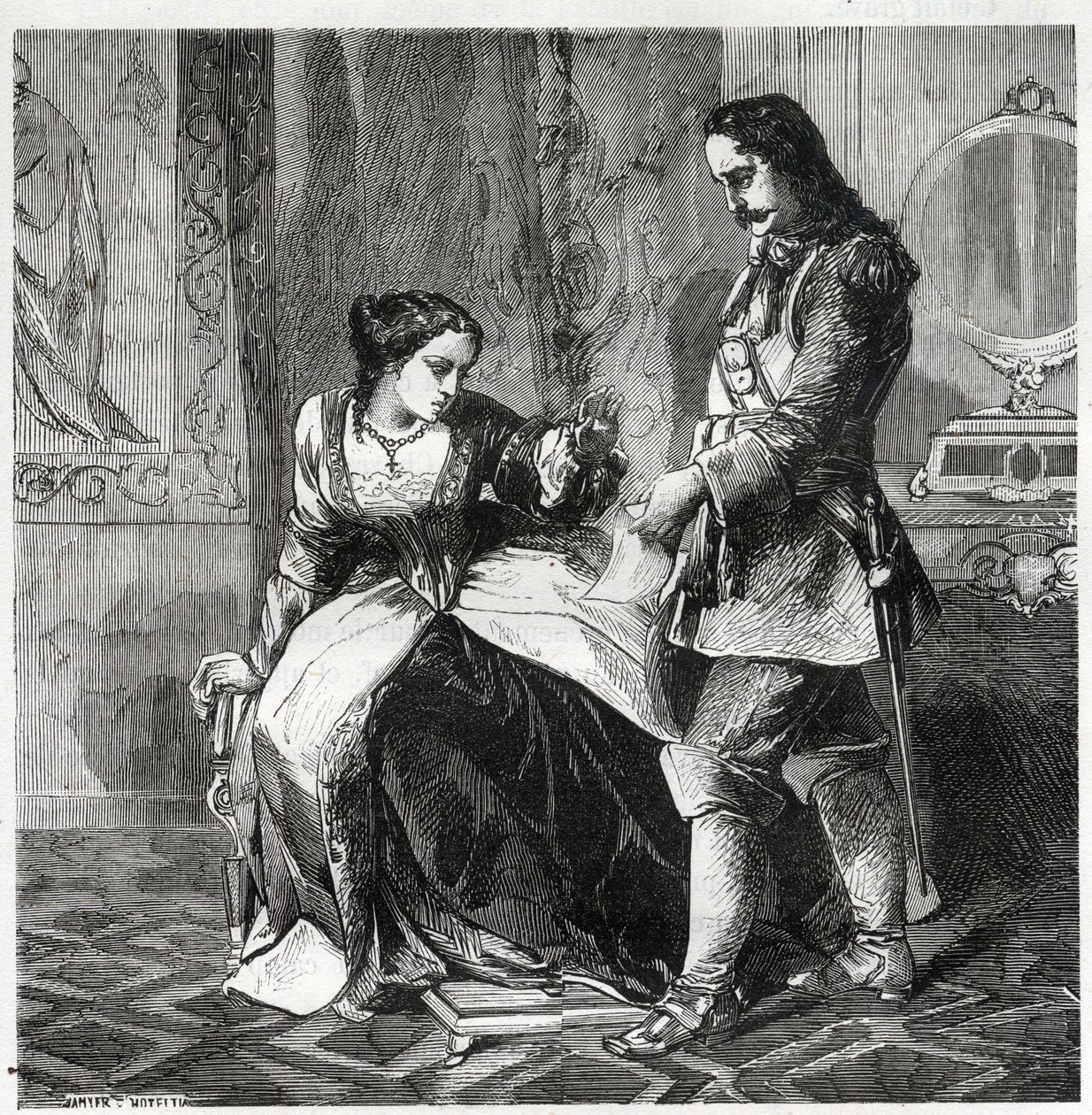 Anne Ninon"" av Enclo (eller Ninon de Lenclos eller Ninon de Lanclos av French School