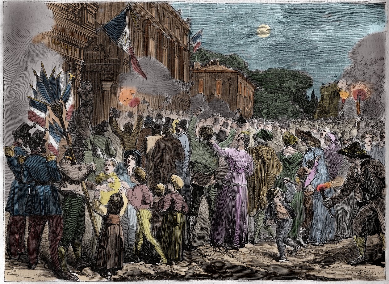 Annektering av Savoy og Nice til Frankrike - 1860 Annektering av Nice av Frankrike av French School