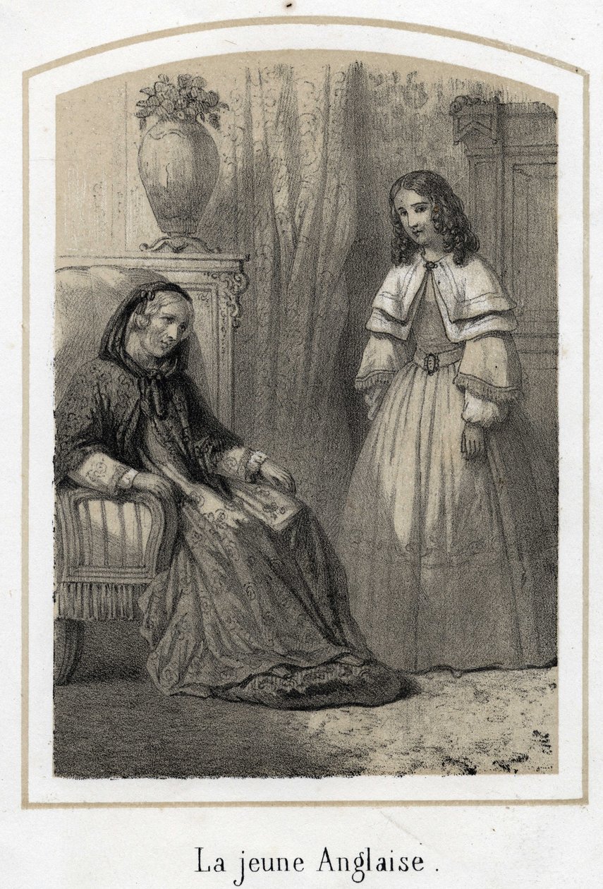 Anonymous engraving from the 19th century av French School