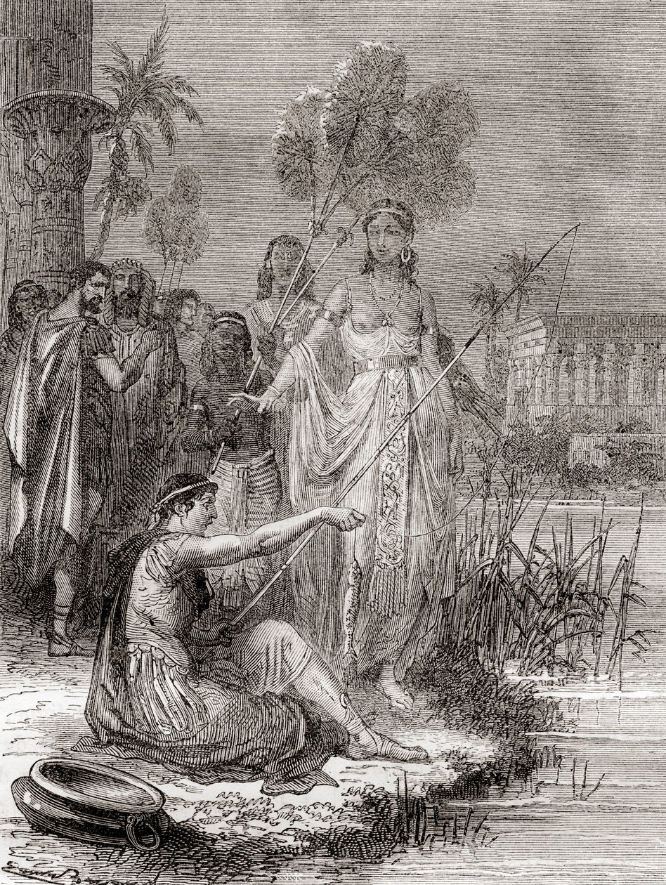Anthony og Cleopatra fisker med en flotilje av mindre fartøyer på Nilen, fra 