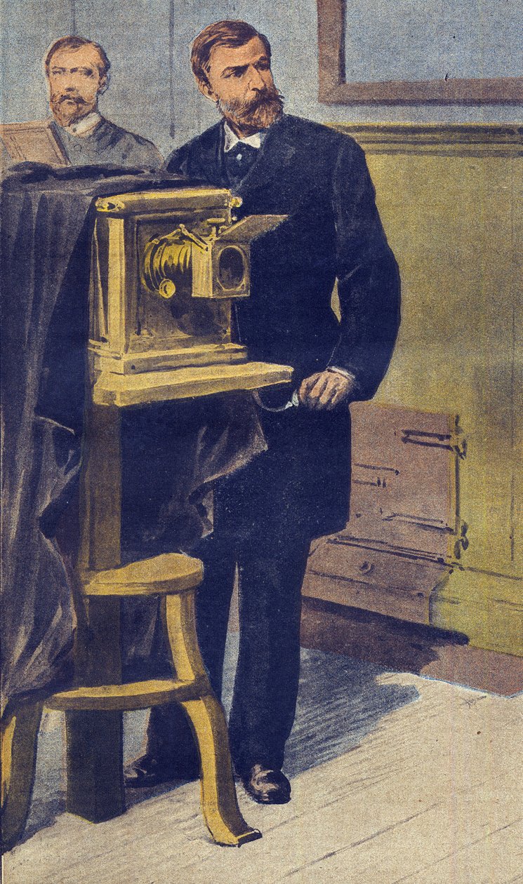 Antropometri - Alphonse Bertillon (1853-1914) illustrasjon fra 
