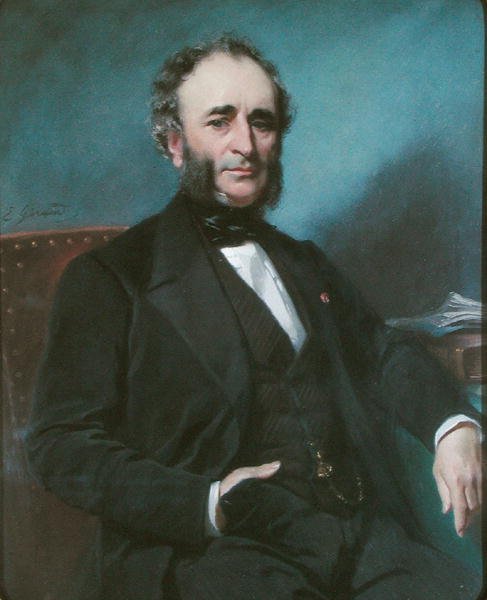 Antoine Jobert de Lamballe (1799-1867) (olje på lerret) av French School