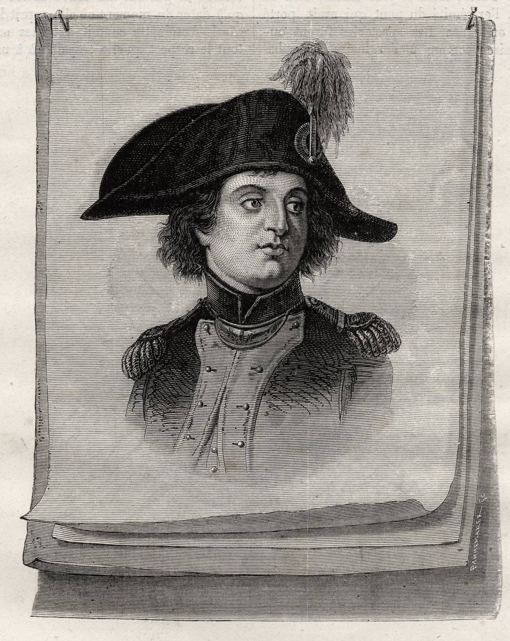 Antoine Joseph Santerre (1752-1809) fra 'Histoire de la Revolution Francaise' av Louis Blanc (1811-82) av French School