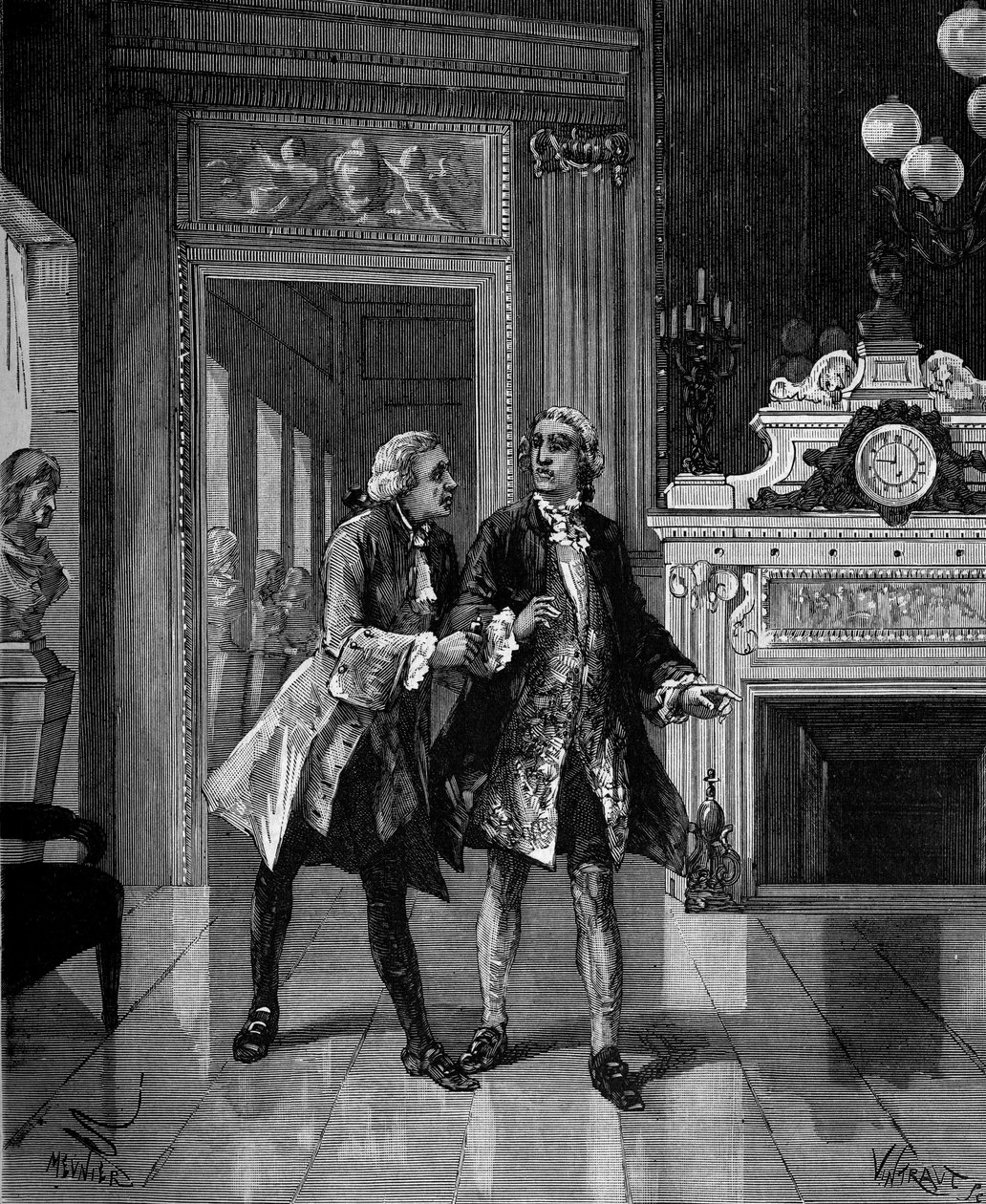 Antoine Laurent de Lavoisier (1743-1794) nektet gift foreslått av en venn for å unngå lidelsen ved henrettelse. av French School