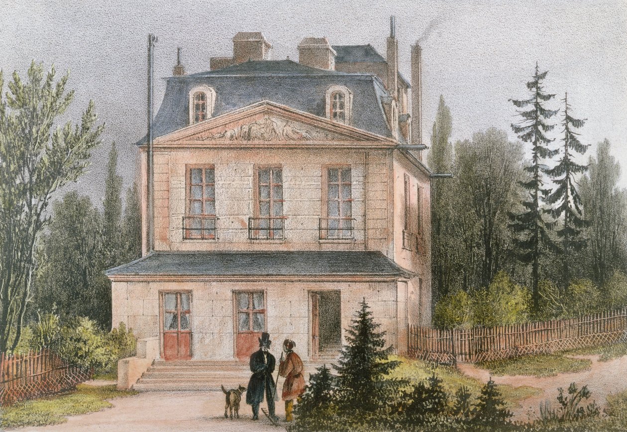 Antoine de Fourcroy ved Jardin des Plantes i Paris av French School