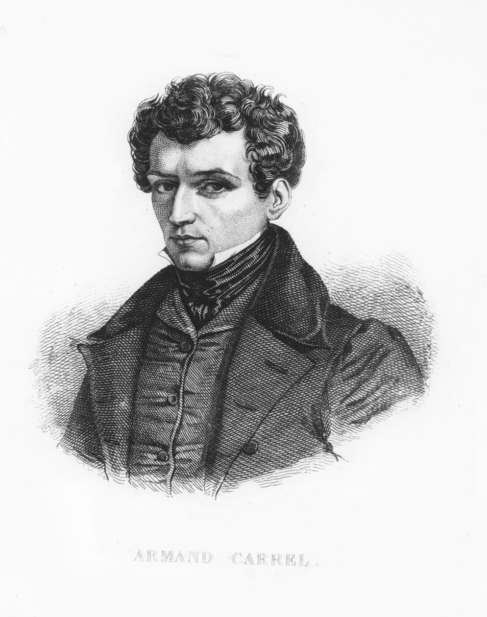 Armand Carrel (gravering) av French School