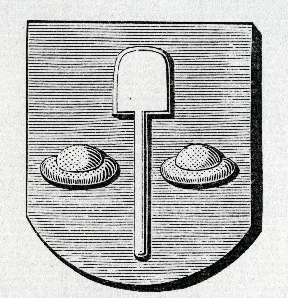 Arms of the Pastry Guild of Bordeaux av French School