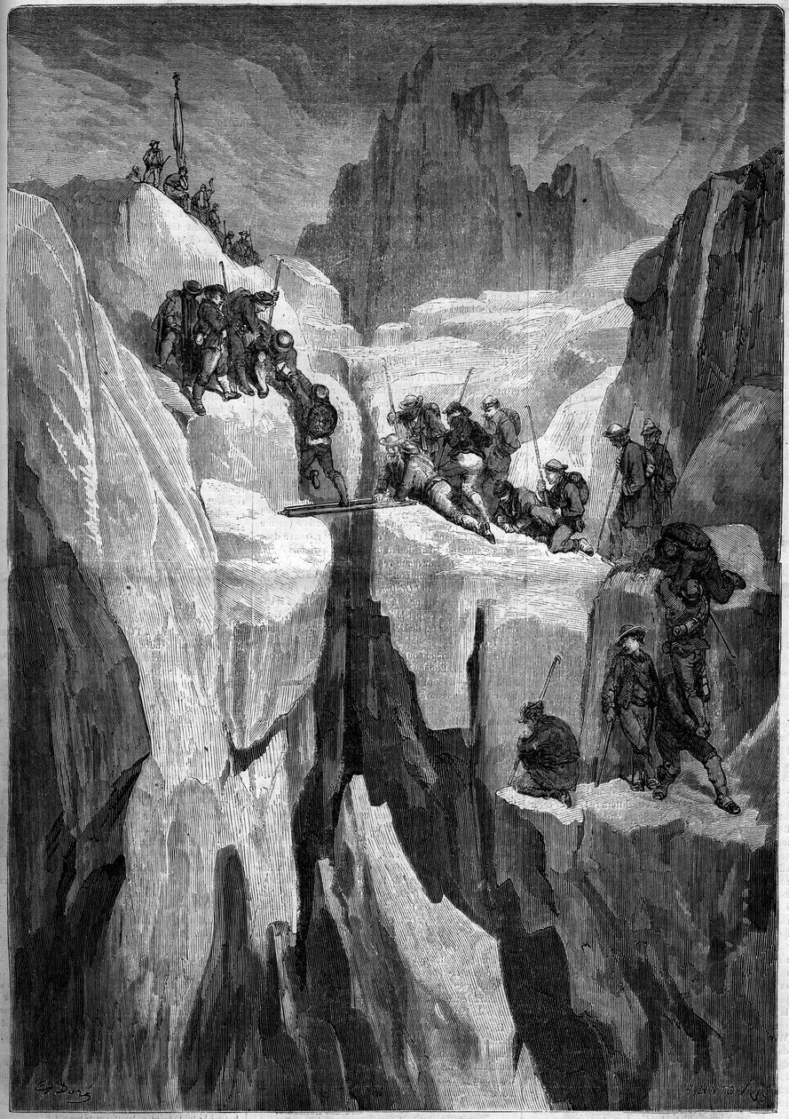 Ascension of Mont Blanc, 5. juli av French School