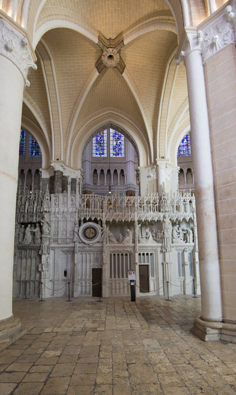 Astronomisk klokke til katedralen i Chartres som ligger i koret av French School