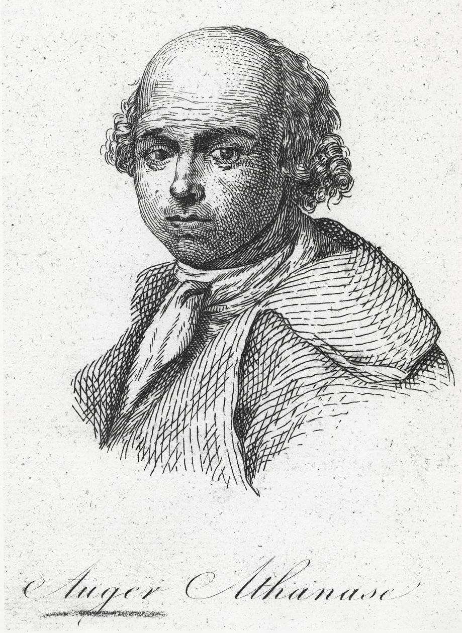 Athanase Auger (gravering) av French School