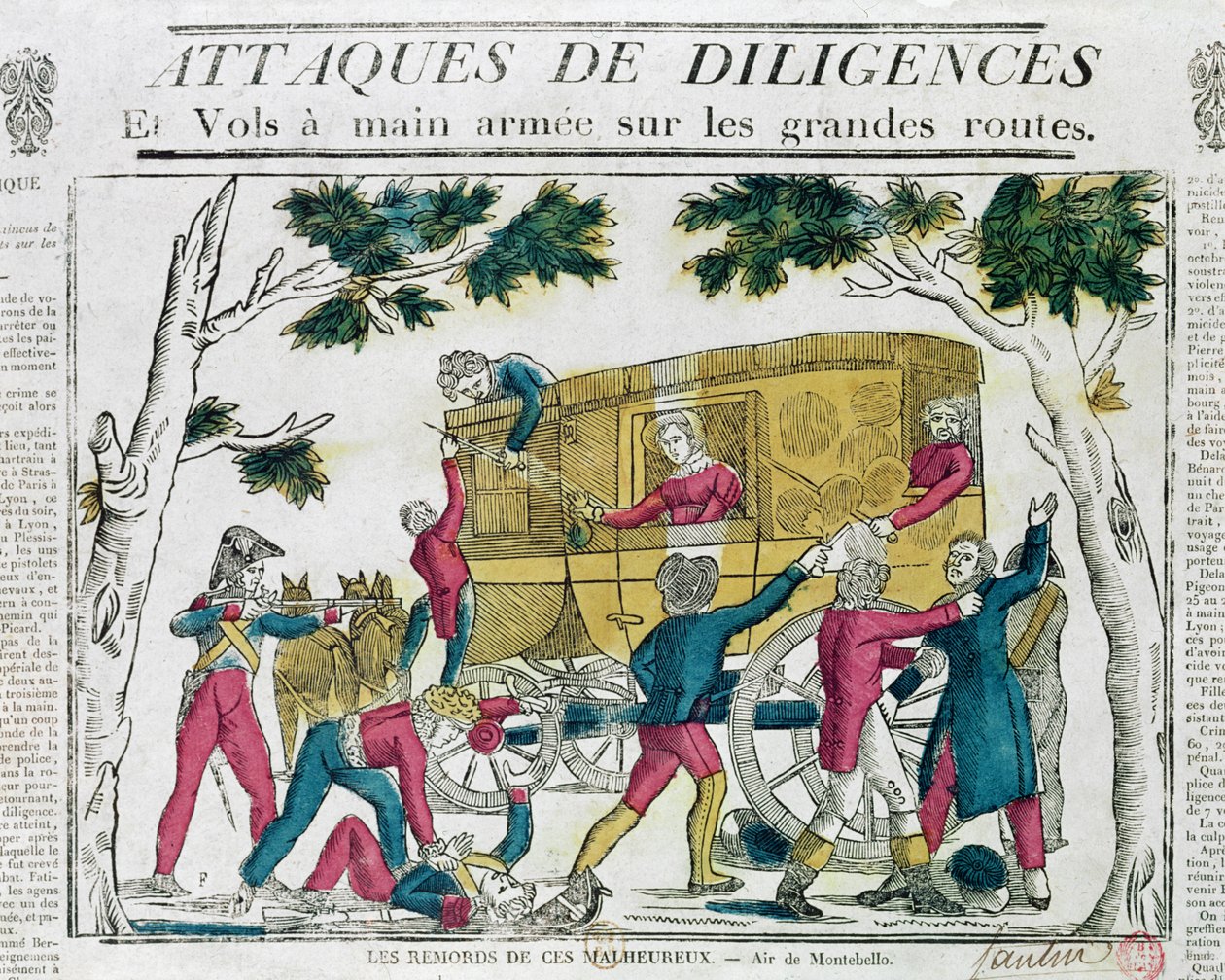 Angrep på diligence fra Paris til Lyon 25. juli 1822 av French School