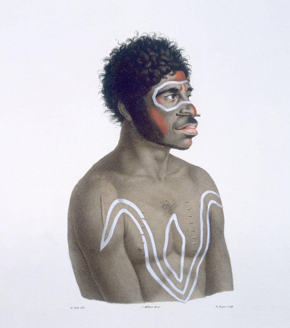 australske aboriginer, 1812 av French School
