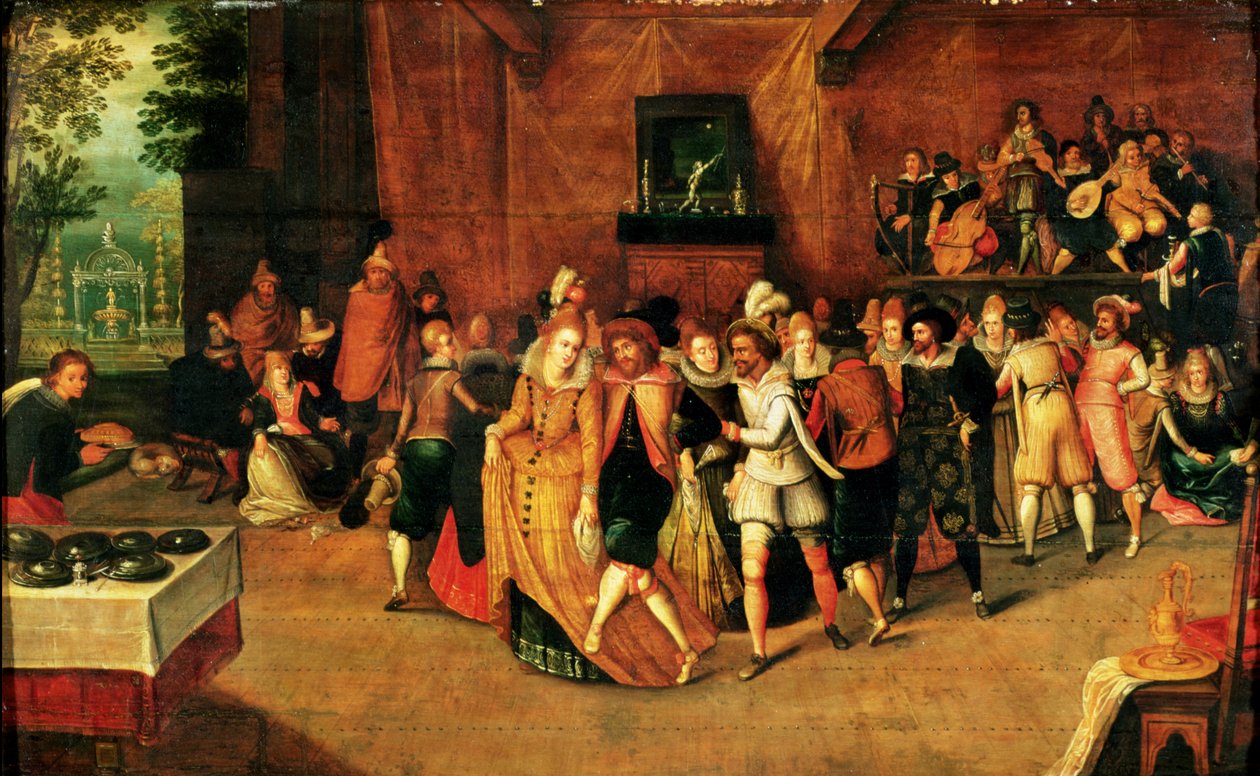 Ball under Henri IIIs regjeringstid, 1574-89 av French School