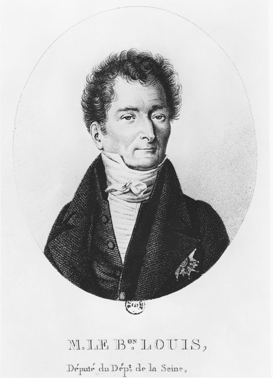 Baron Joseph Dominique Louis (gravering) av French School