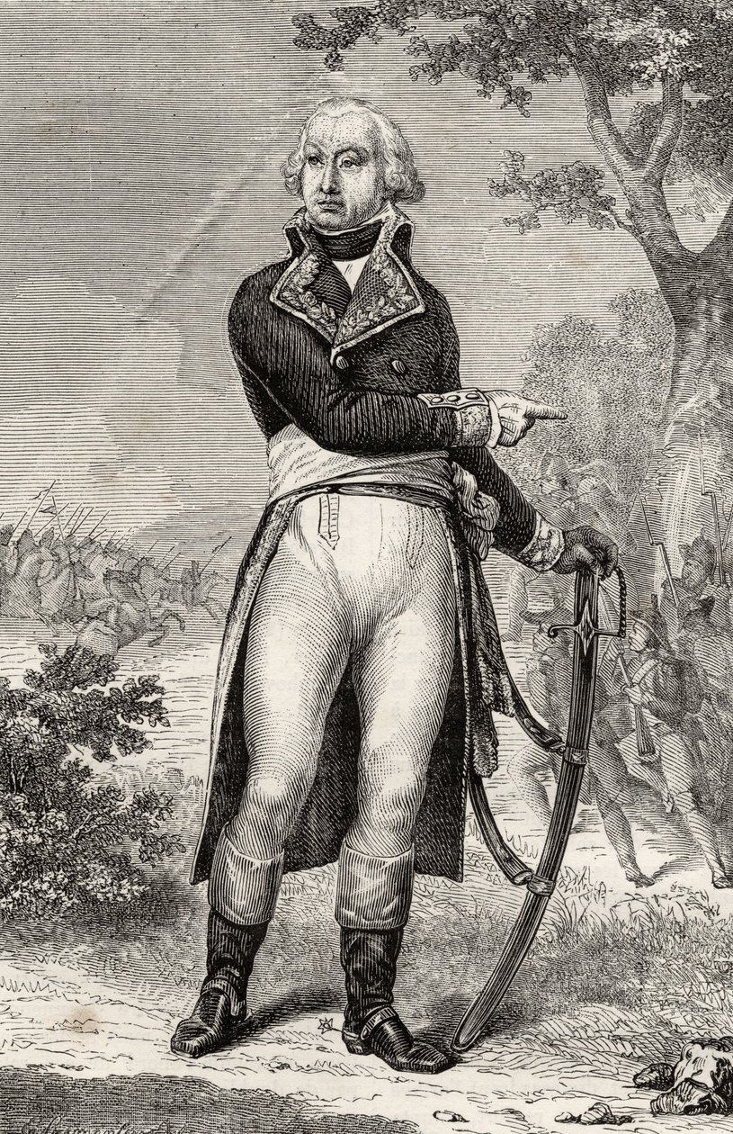 Barthelemy Louis Scherer (1747-1804) fra 'Histoire de la Revolution Francaise' av Louis Blanc (1811-82) av French School
