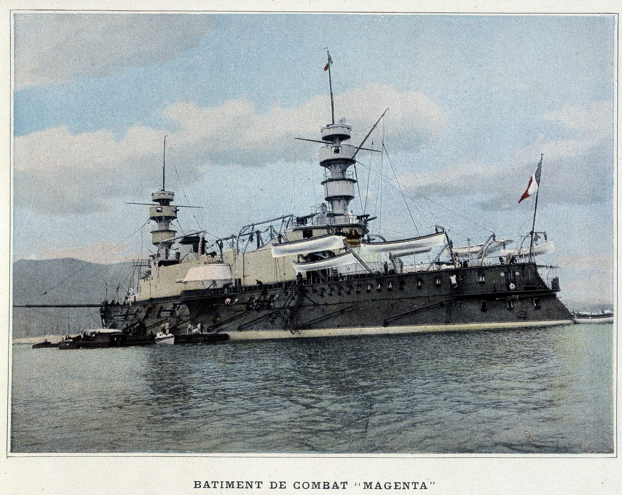 Battle Building “” Magenta”” - in “” Military Album - Marine: Life on board”” av French School