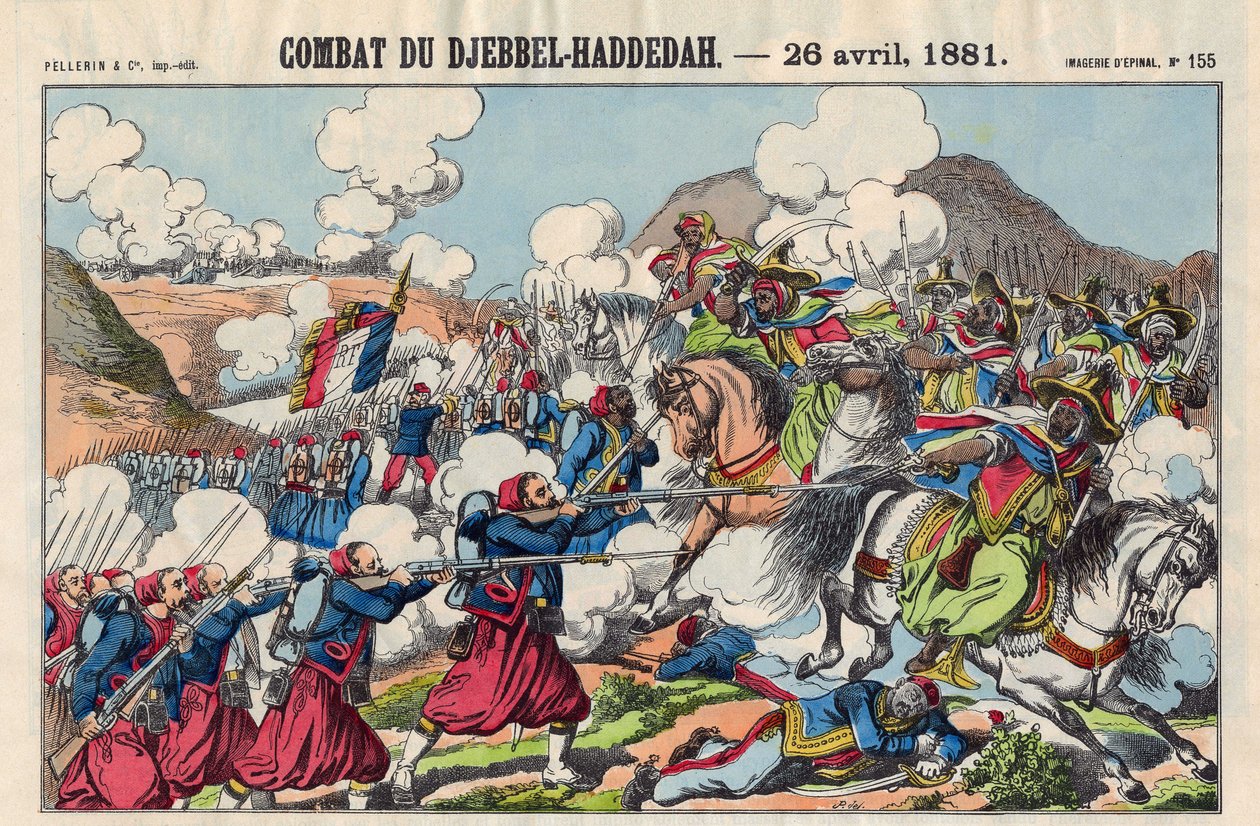 Slaget ved Djebbel Haddedah (Djebbel-Haddedah), 26. april av French School