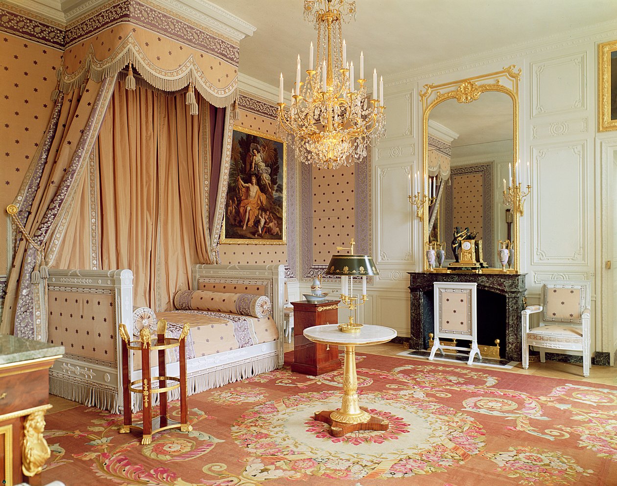 Soverom i Grand Trianon av French School