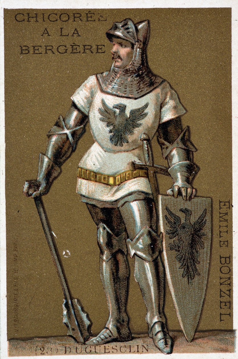 Bertrand du Guesclin (Duguesclin) (v. 1320-1380). Konstabel i Frankrike av French School