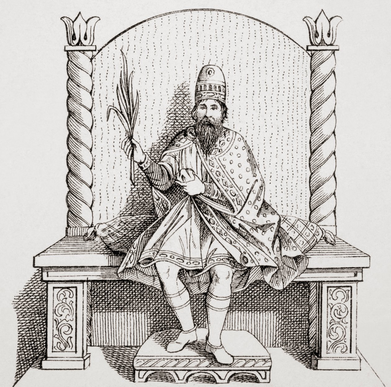 Bonifatius III av Toscana, markgreve av Toscana, aka Bonifatius IV eller Bonifatius av Canossa, 985-1052, fra L