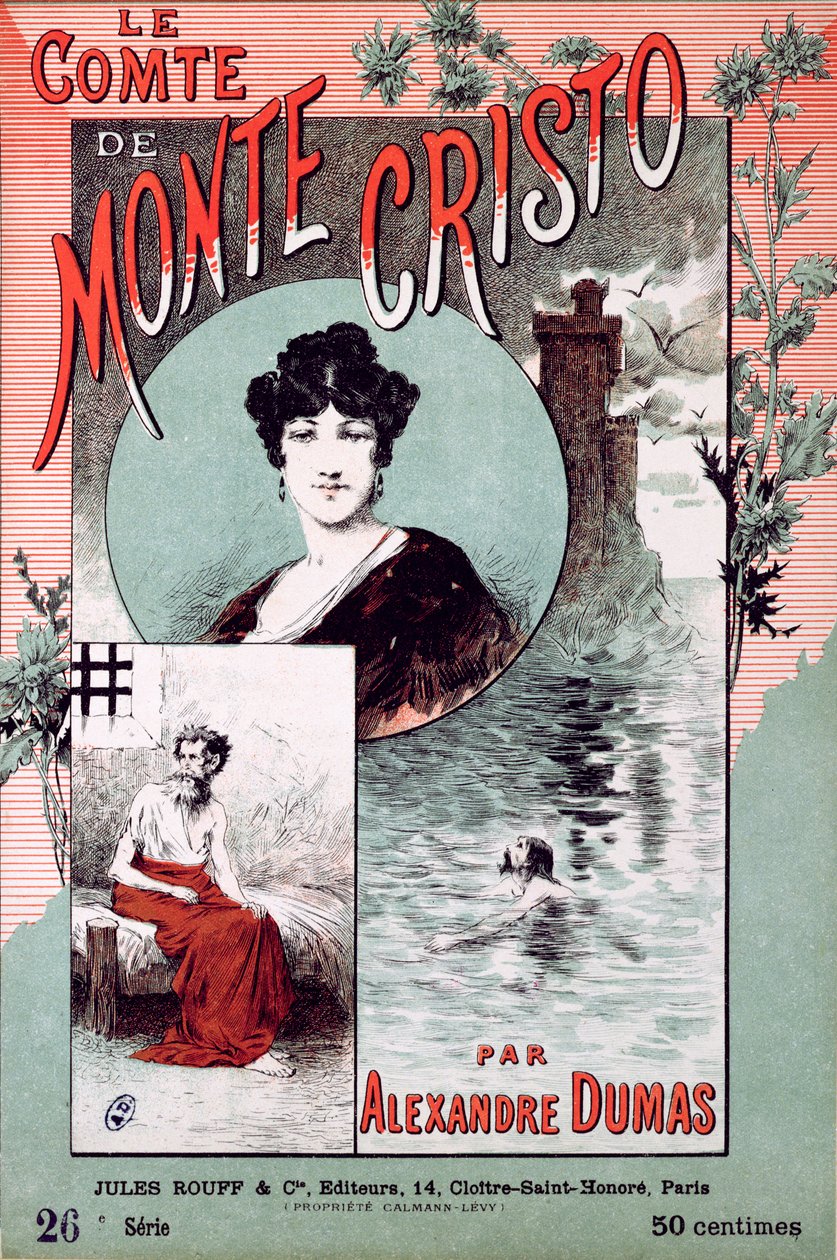 Bokomslag til Greven av Monte Cristo av Alexandre Dumas Pere (1802-70) av French School