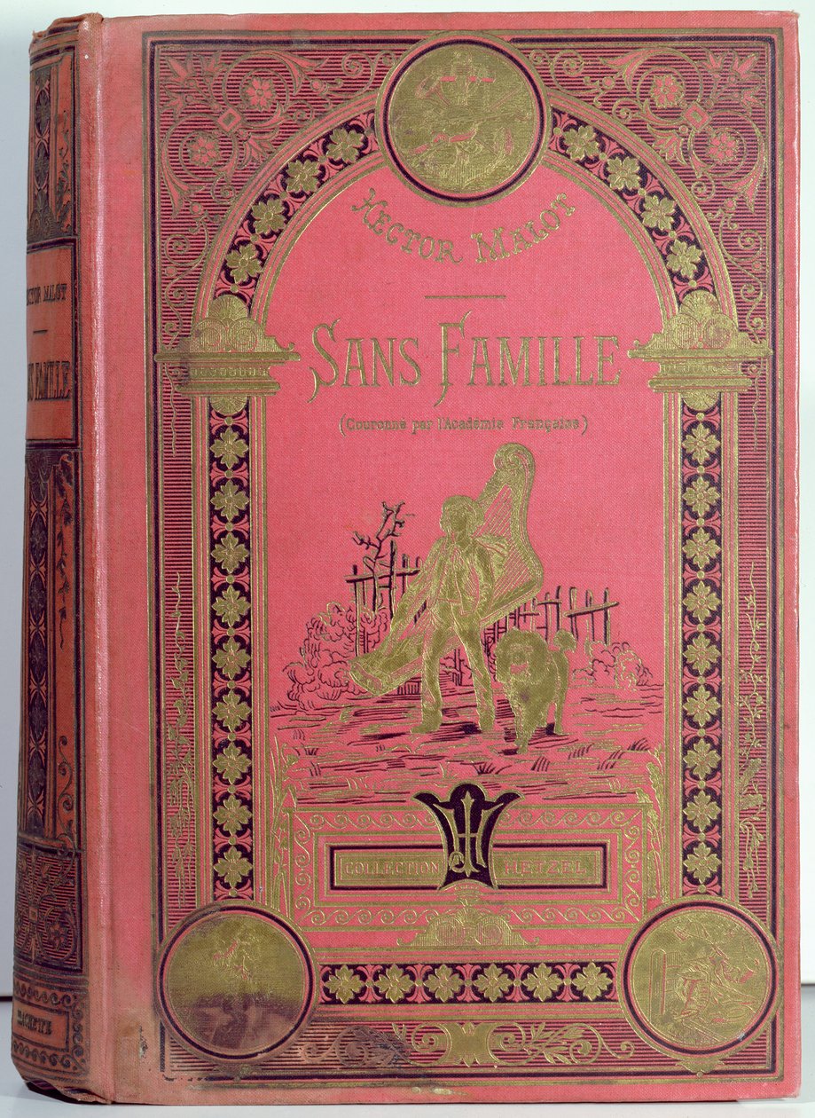 Bokomslag til Sans Famille av Hector Malot (1830-1907), Editions Hetzel av French School