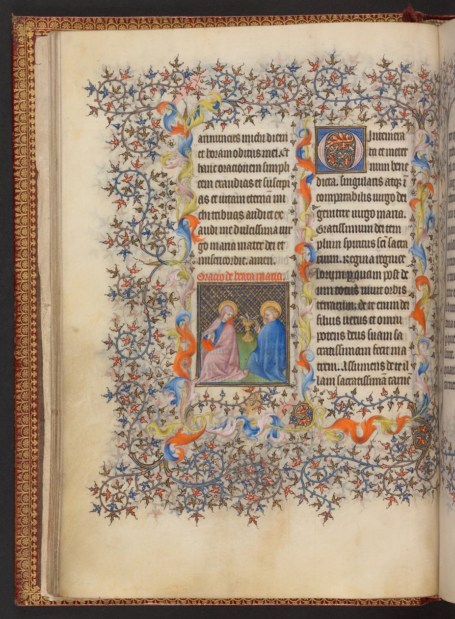 Timebok, Legg til MS 32454 f.14v, Frankrike av French School