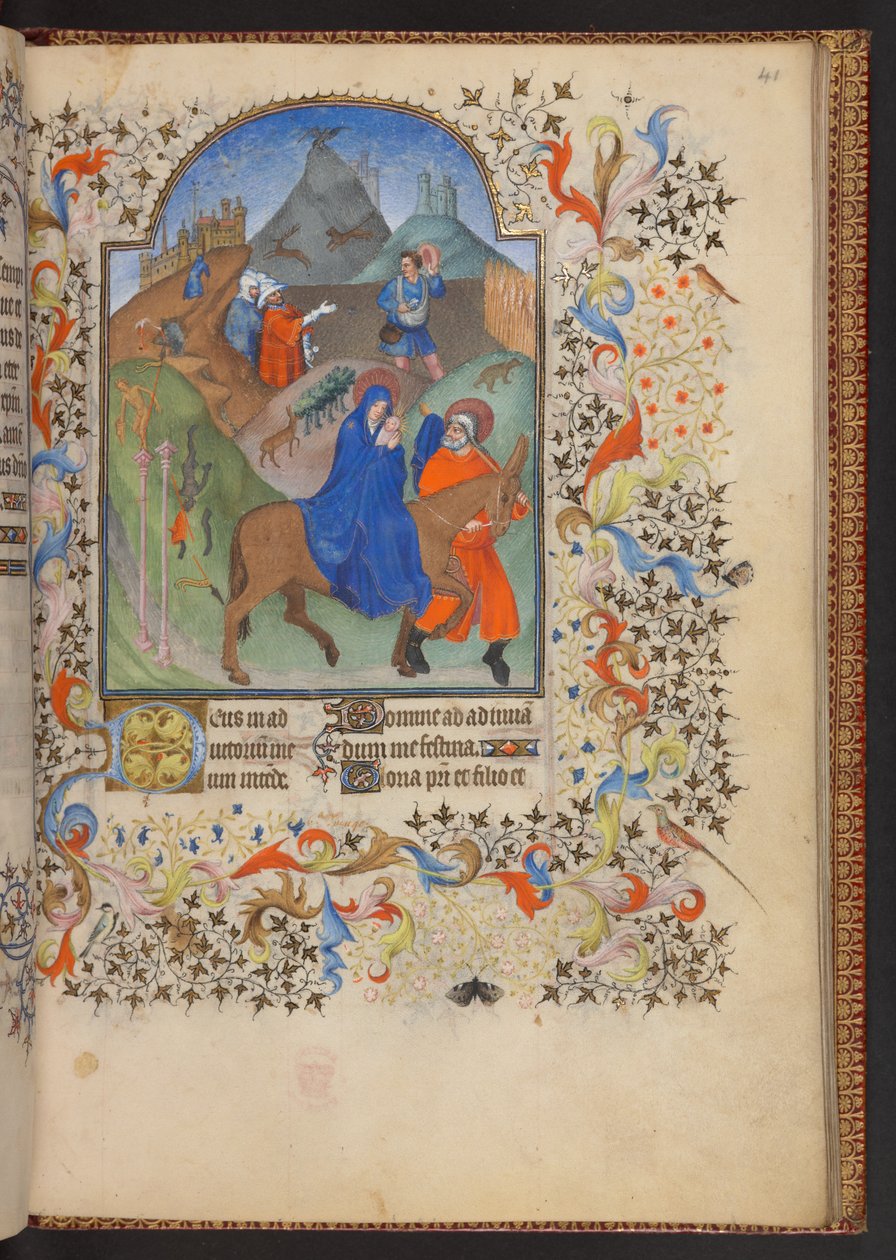 Timebok, Legg til MS 32454 f.41r, Frankrike av French School