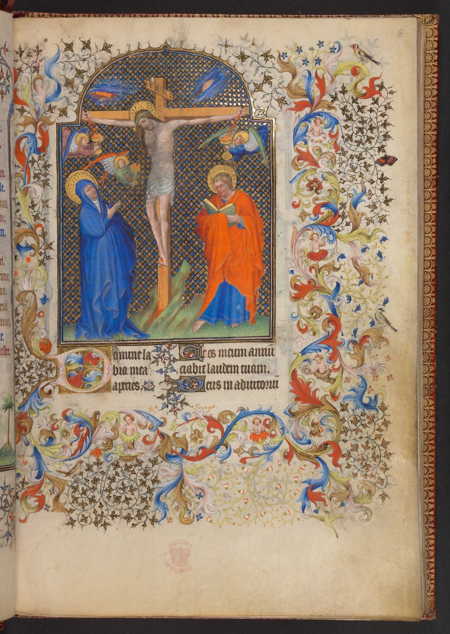 Timebok, Legg til MS 32454 f.8r, Frankrike av French School