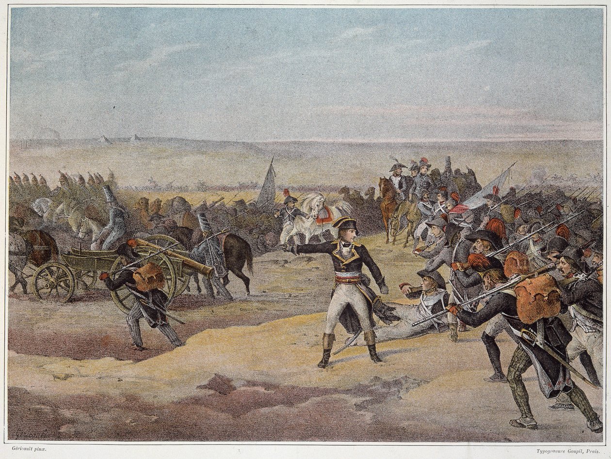 Kampanje (ekspedisjon) av Egypt (1798-1801), Armee of the Orient: Gå gjennom ørkenen. 1798. av French School