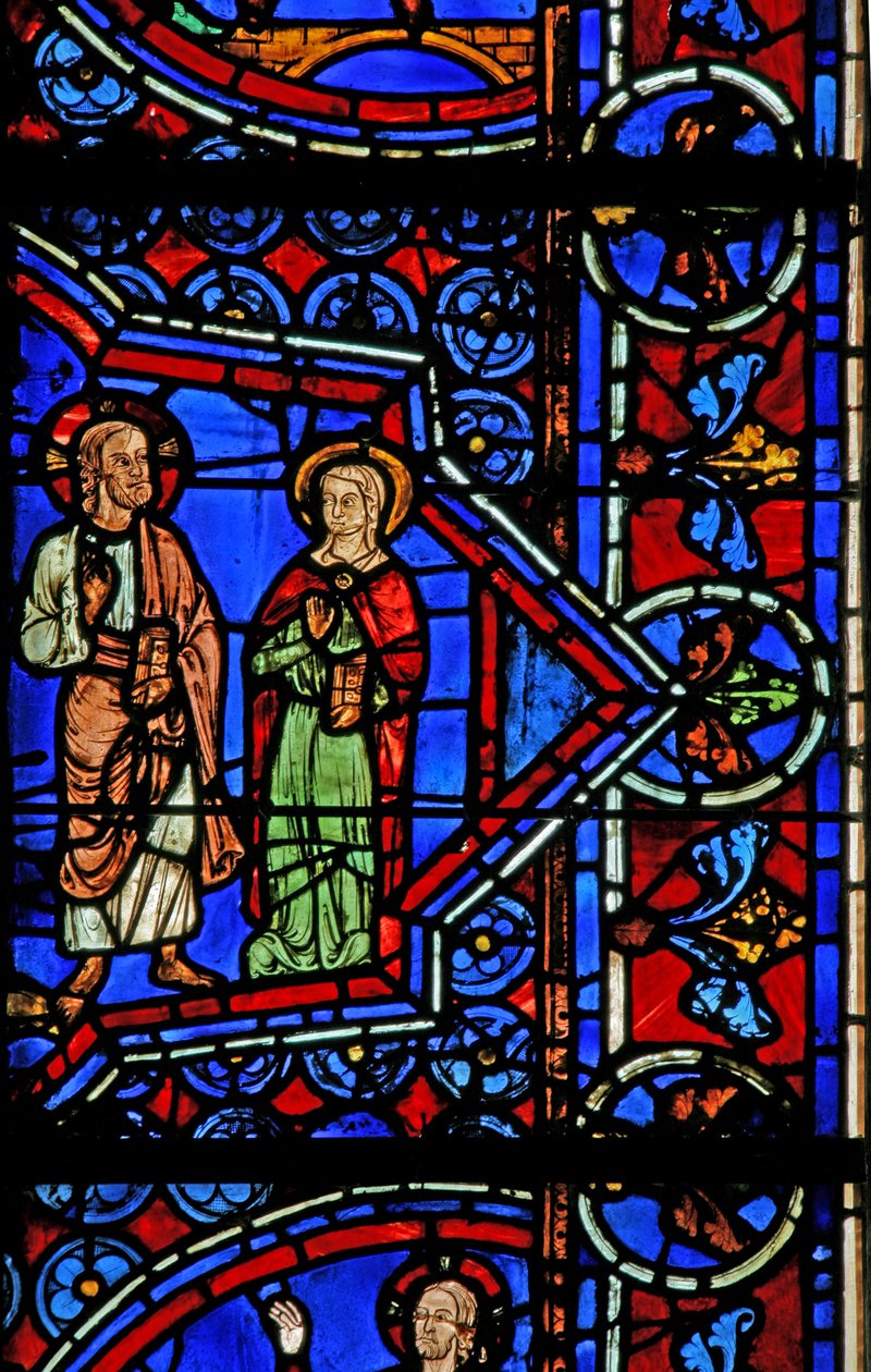 Cana Ekteskap: Mary sier at det ikke er mer vin (w30a) av French School
