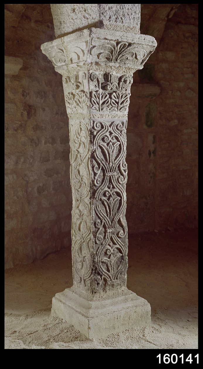 Karolingisk søyle, ca. 758 av French School