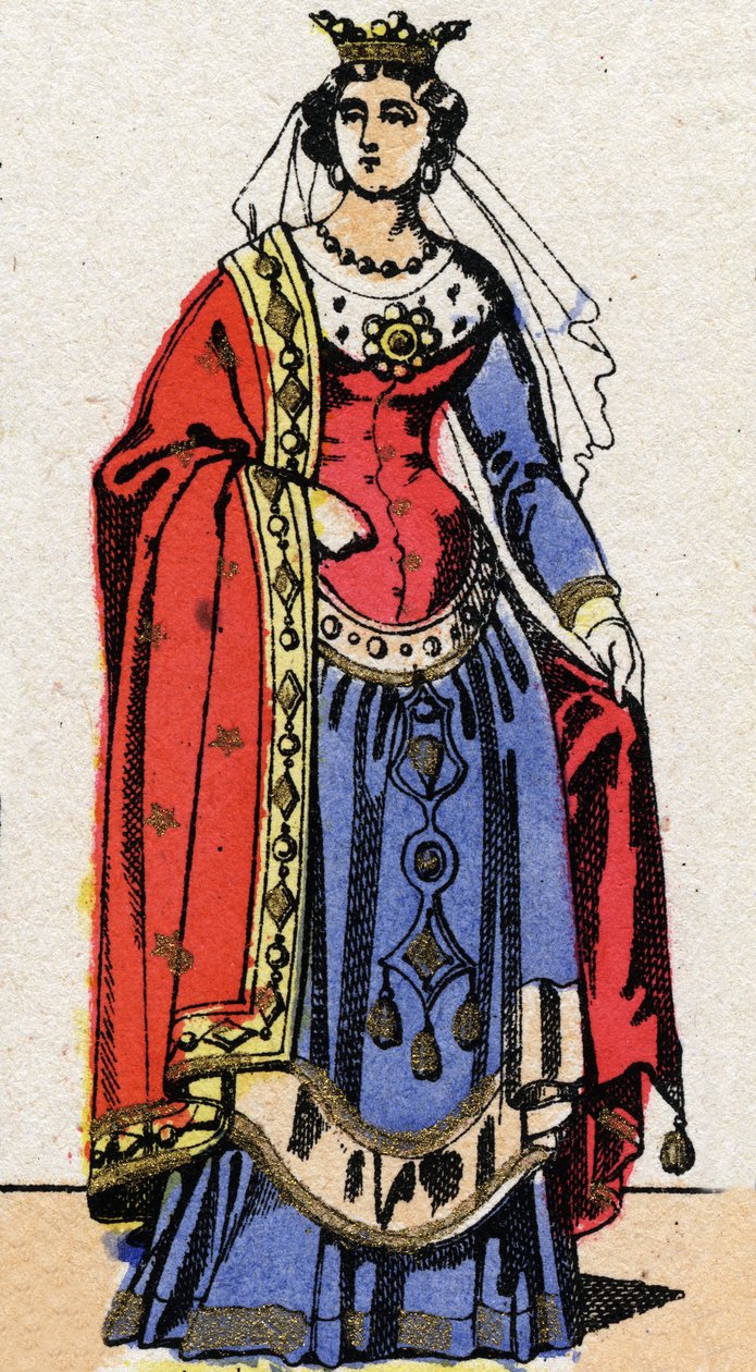 Carolingian dynasty: Portrait of Ermentrude d