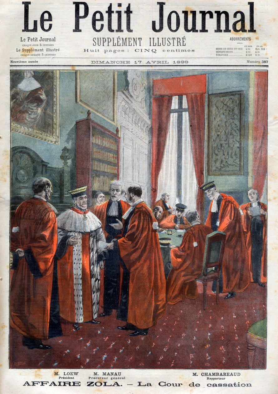 Case Dreyfus - The Court of Appeal During the Case, illustration from 
